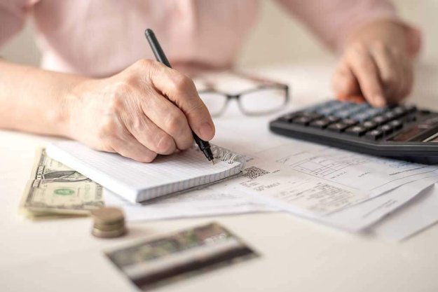 Pension calculation concept