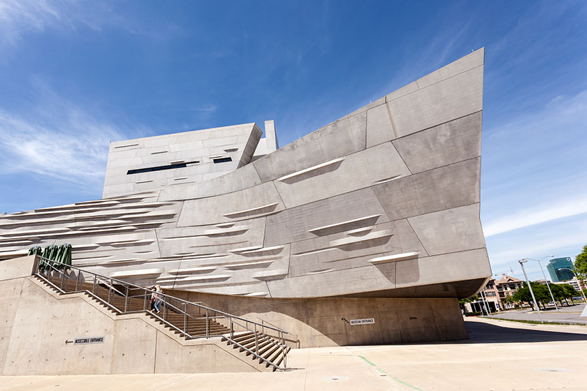 The Perot Museum of Nature and Science in Dallas tx usa The Perot Museum of Nature and Science in Dallas tx usa