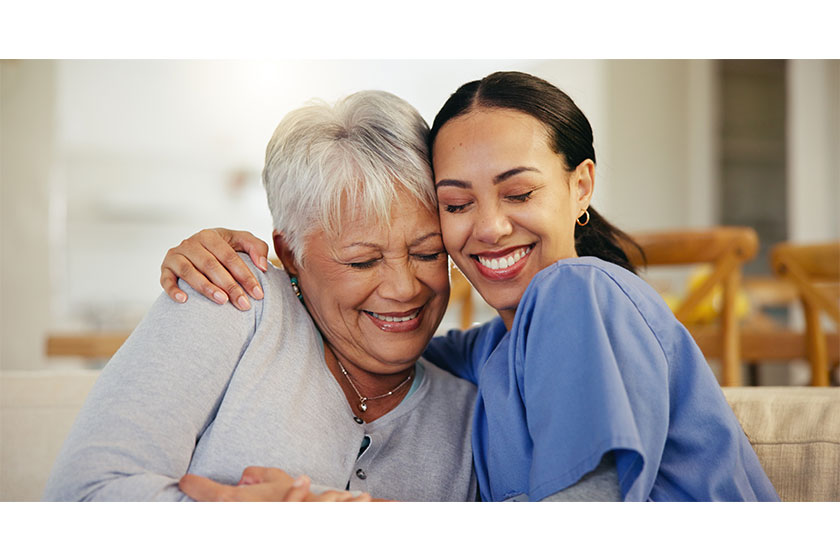 happy-woman-nurse-hug-elderly-care-support-trust-love-living Happy woman, nurse and hug in elderly care